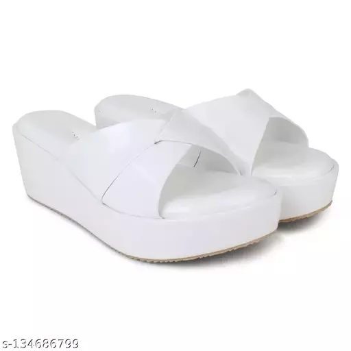 White heeled flip discount flops